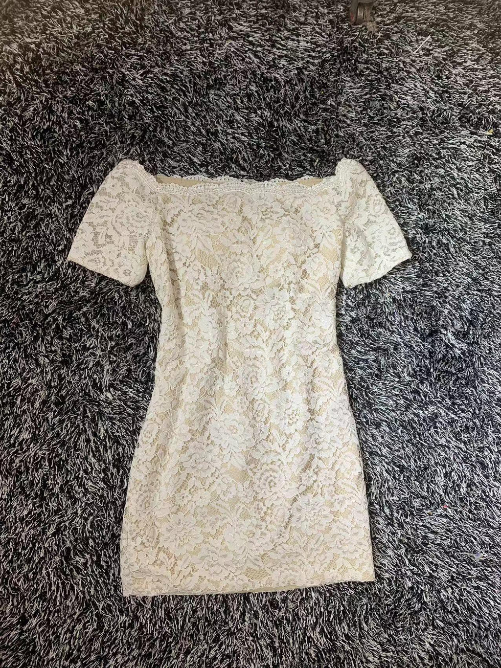 Vestido de Baile de Encaje Tipo Bandeau Vestido de Baile Encantador S3269