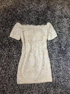 Vestido de Baile de Encaje Tipo Bandeau Vestido de Baile Encantador S3269