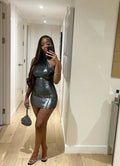 Sexy Partykleid Für Schwarze Mädchen Kurzes Homecoming-Kleid Cocktailkleid Y1874