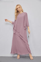 Mother of Bride Dresses with Open Front Lightweight Cardigan Formal Prom Gown  28081