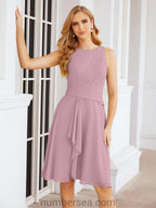 Vestidos para mãe da noiva Numbersea Vestido de baile Vestido casual plissado 28065 