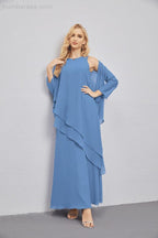 Mother of Bride Dresses with Open Front Lightweight Cardigan Formal Prom Gown  28081