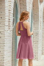Ärmelloses Homecoming-Kleid Formell Cocktail Abschlussballkleid 28014