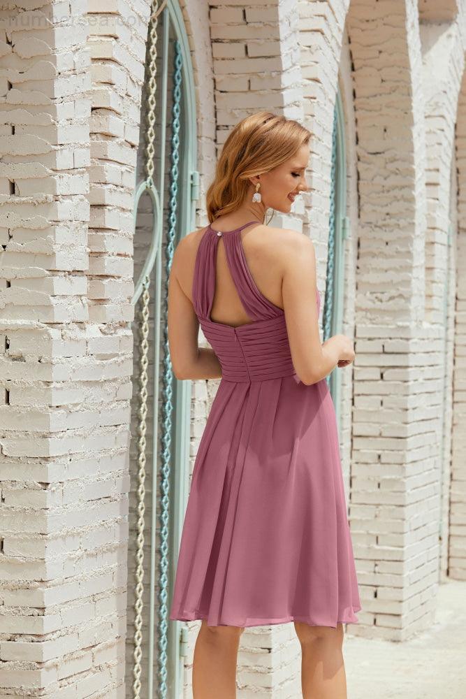 Ärmelloses Homecoming-Kleid Formell Cocktail Abschlussballkleid 28014