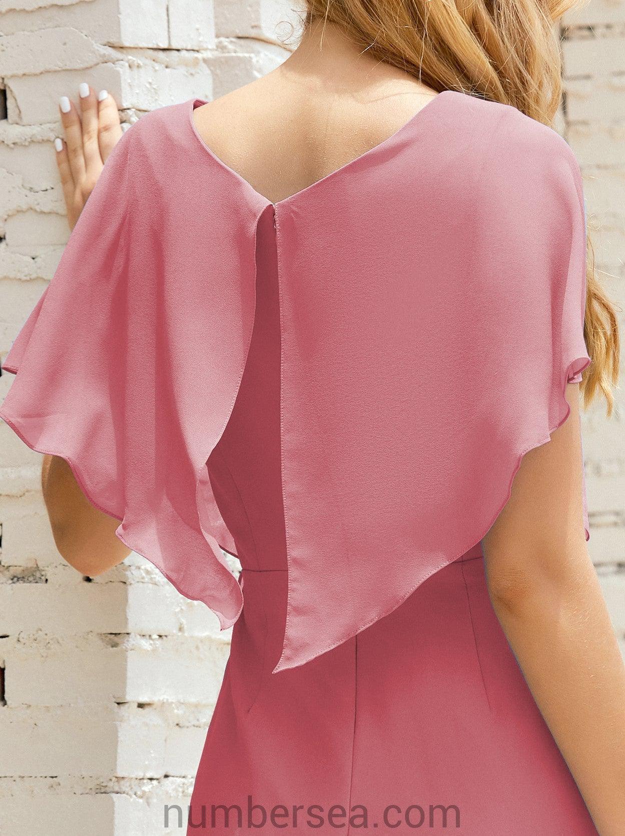 Vestidos de Baile de Regreso a Casa Sin Mangas Largo a la Rodilla Modelo 28021
