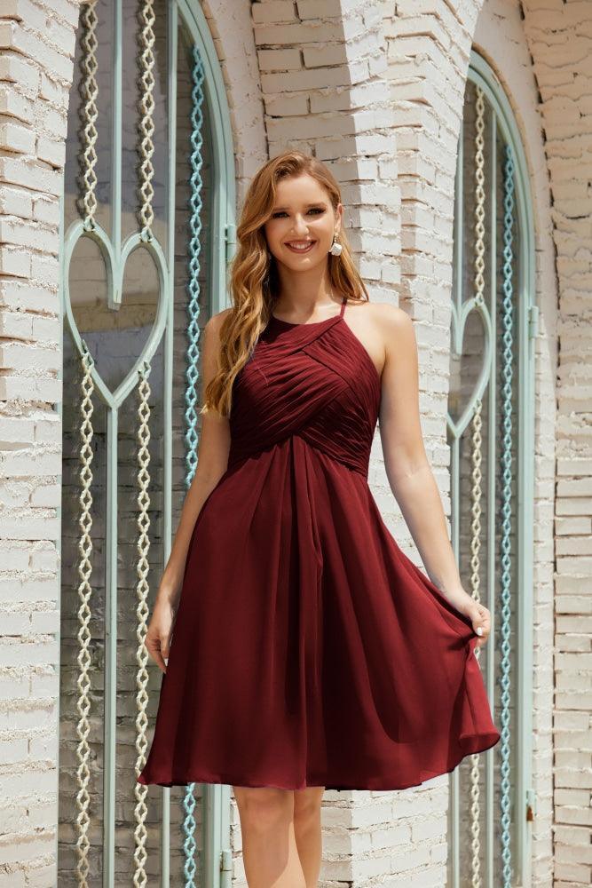 Vestidos sin Mangas para el Baile de Bienvenida, Traje Formal de Cóctel y Fiesta de Graduación 28014