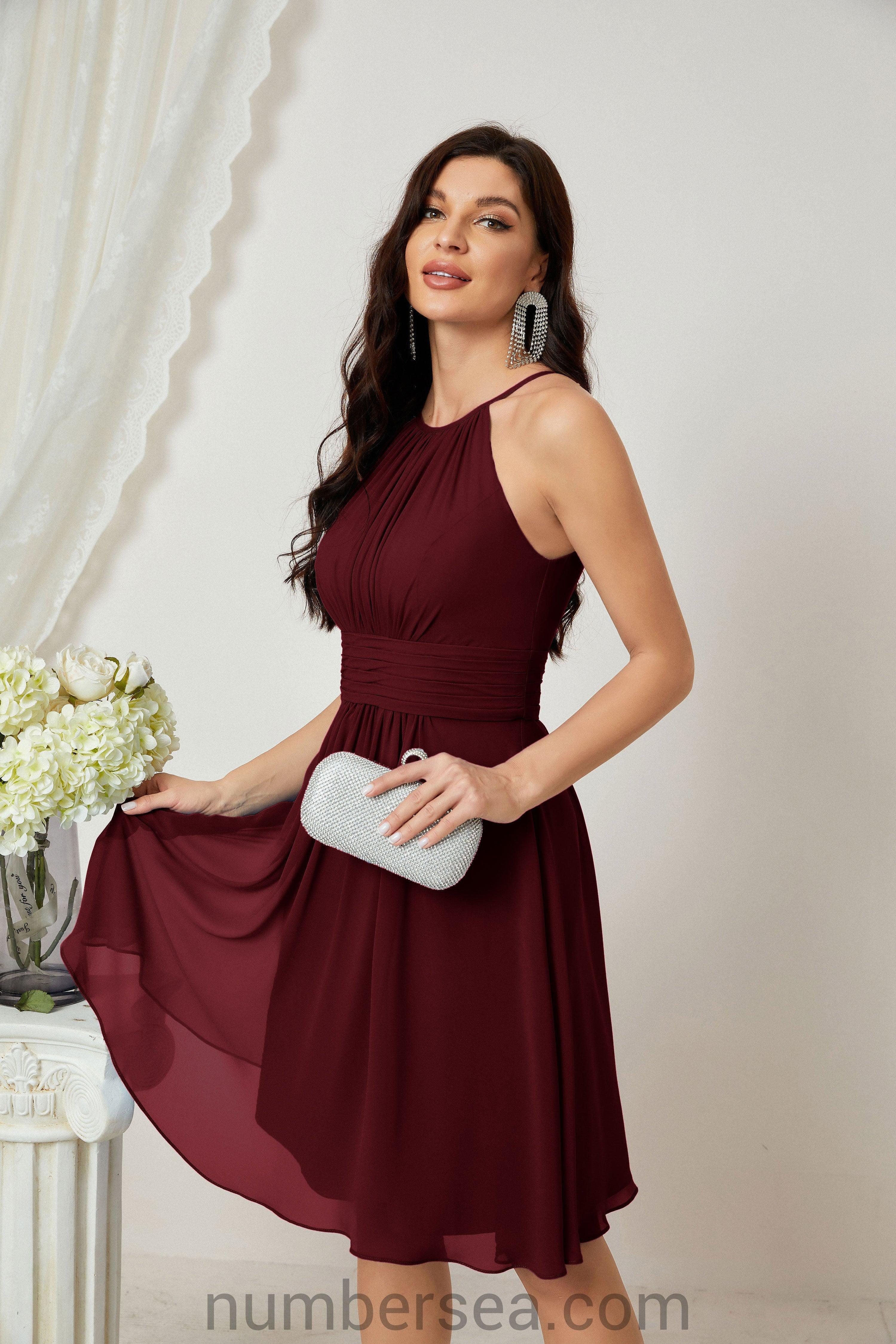 Träger-Heimkehr-Kleider Formelle Abendparty-Cocktailkleid 28011