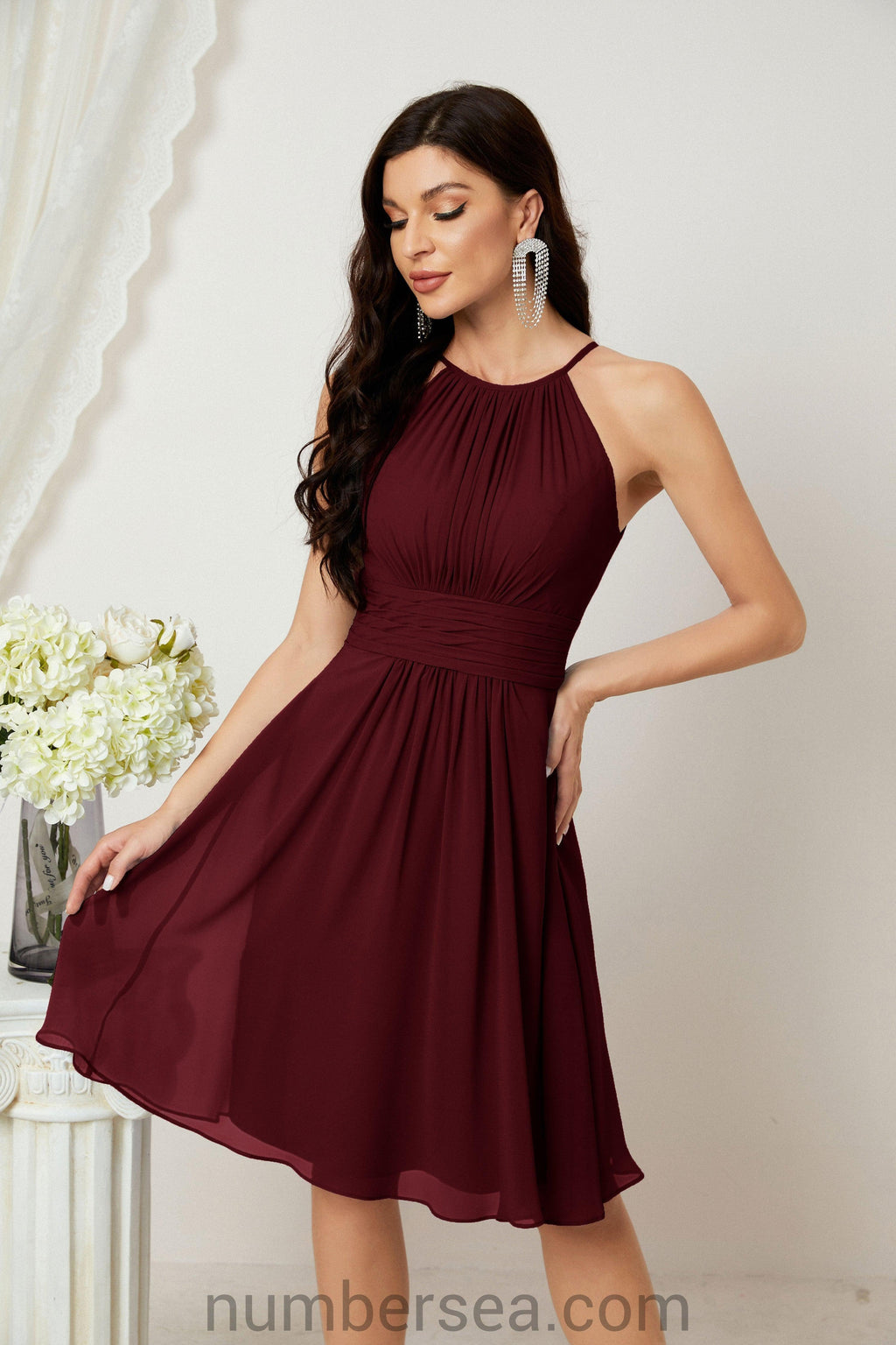 Träger-Heimkehr-Kleider Formelle Abendparty-Cocktailkleid 28011