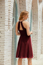 Ärmelloses Homecoming-Kleid Formell Cocktail Abschlussballkleid 28014