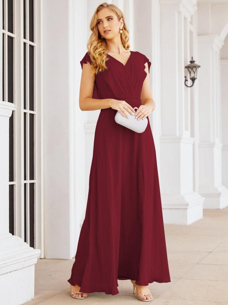 Vestidos de madrinha Numbersea, vestido de baile formal com costas abertas para mãe da noiva 28058