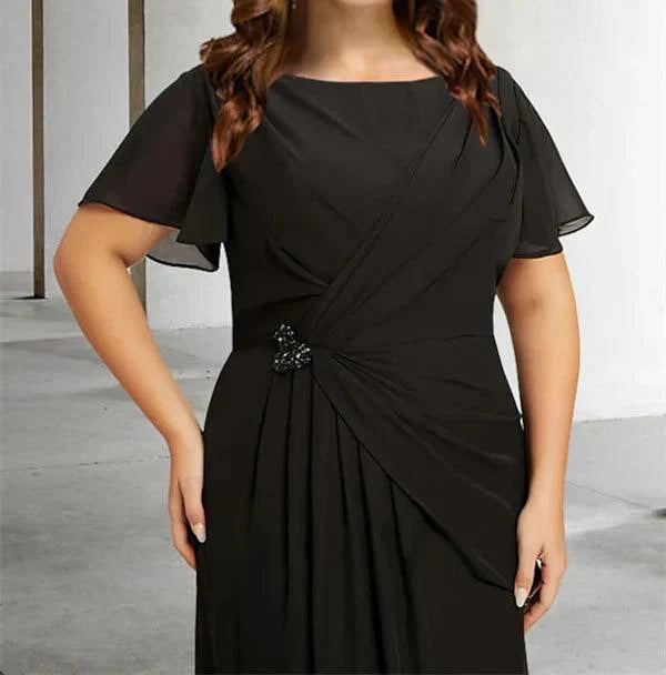 Kleider für die Brautmutter A-Linie Prinzessin Ärmellos Bodenlang