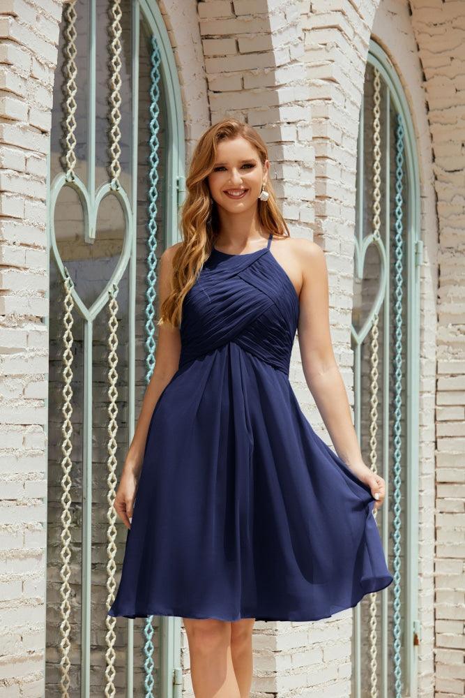 Vestidos sin Mangas para el Baile de Bienvenida, Traje Formal de Cóctel y Fiesta de Graduación 28014