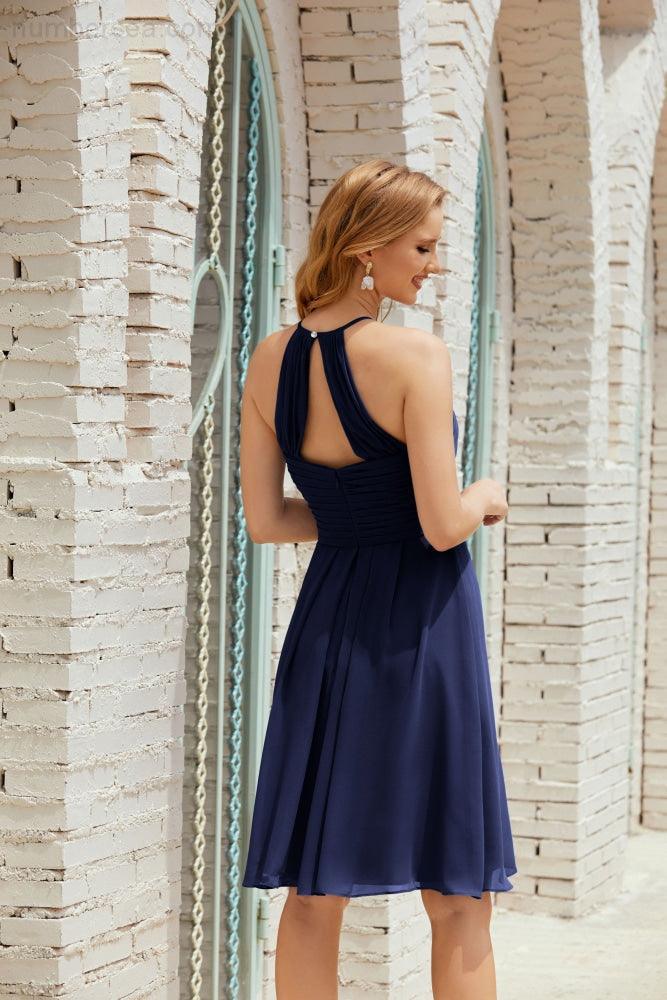 Ärmelloses Homecoming-Kleid Formell Cocktail Abschlussballkleid 28014