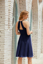 Ärmelloses Homecoming-Kleid Formell Cocktail Abschlussballkleid 28014
