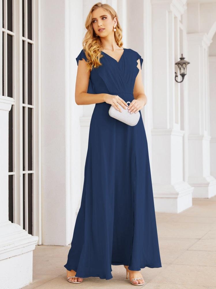 Vestidos de madrinha Numbersea, vestido de baile formal com costas abertas para mãe da noiva 28058