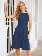 Vestidos para mãe da noiva Numbersea Vestido de baile Vestido casual plissado 28065 