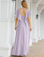 Numbersea Bridesmaid Dresses Backless Formal Prom Gowns for Evening Party Mother of The Bride Dress 28040