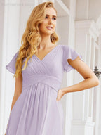 Vestidos de cerimónia de baile Numbersea para mãe da noiva, mangas curtas, vestido de madrinha 28047 