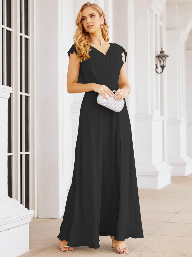 Vestidos de madrinha Numbersea, vestido de baile formal com costas abertas para mãe da noiva 28058