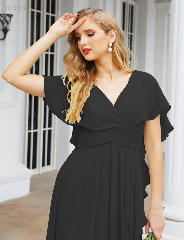 Numbersea Bridesmaid Dresses Backless Formal Prom Gowns for Evening Party Mother of The Bride Dress 28040