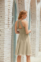 Ärmelloses Homecoming-Kleid Formell Cocktail Abschlussballkleid 28014
