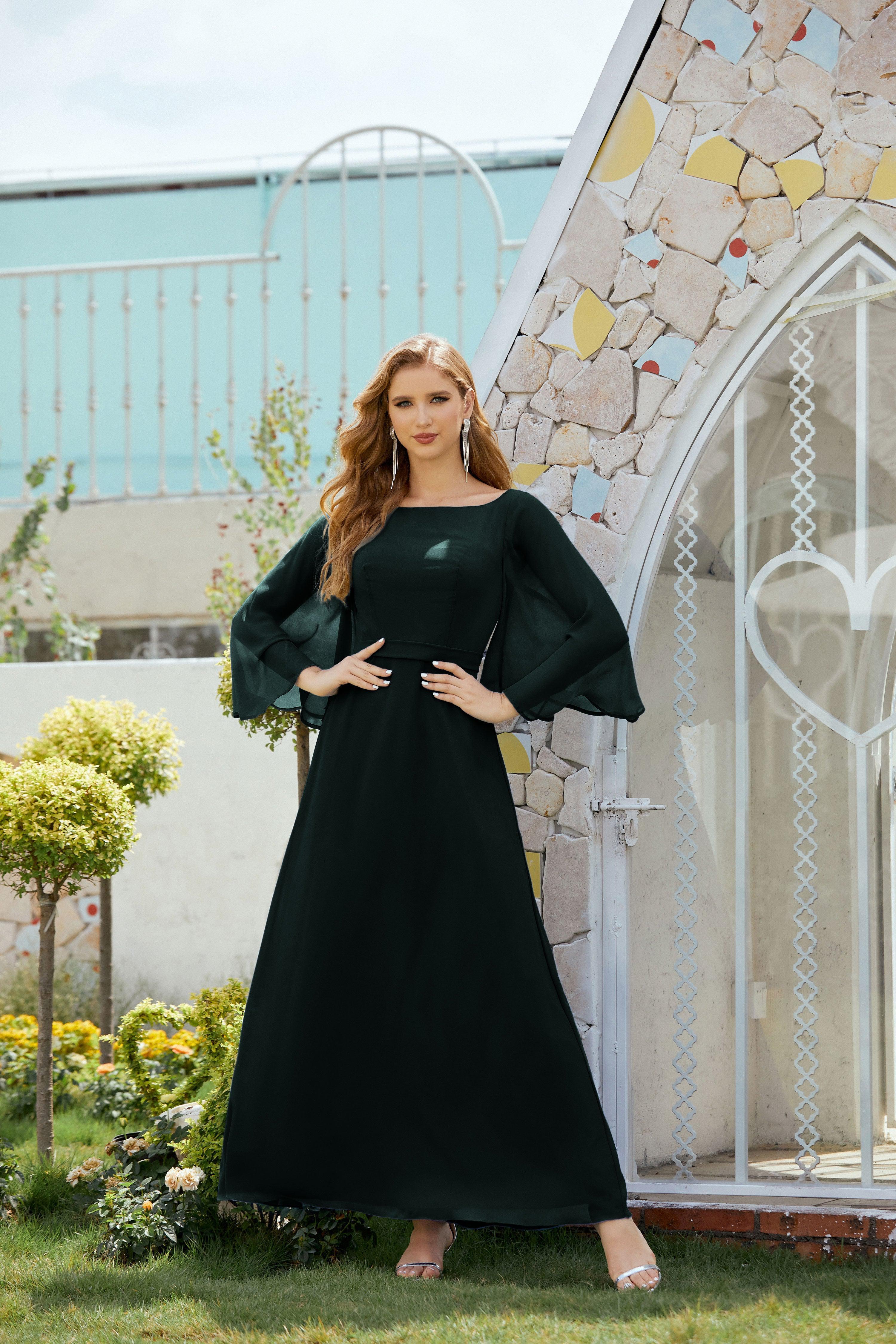 Vestidos para a mãe da noiva Numbersea Vestido de cerimónia para convidada de casamento 28012 