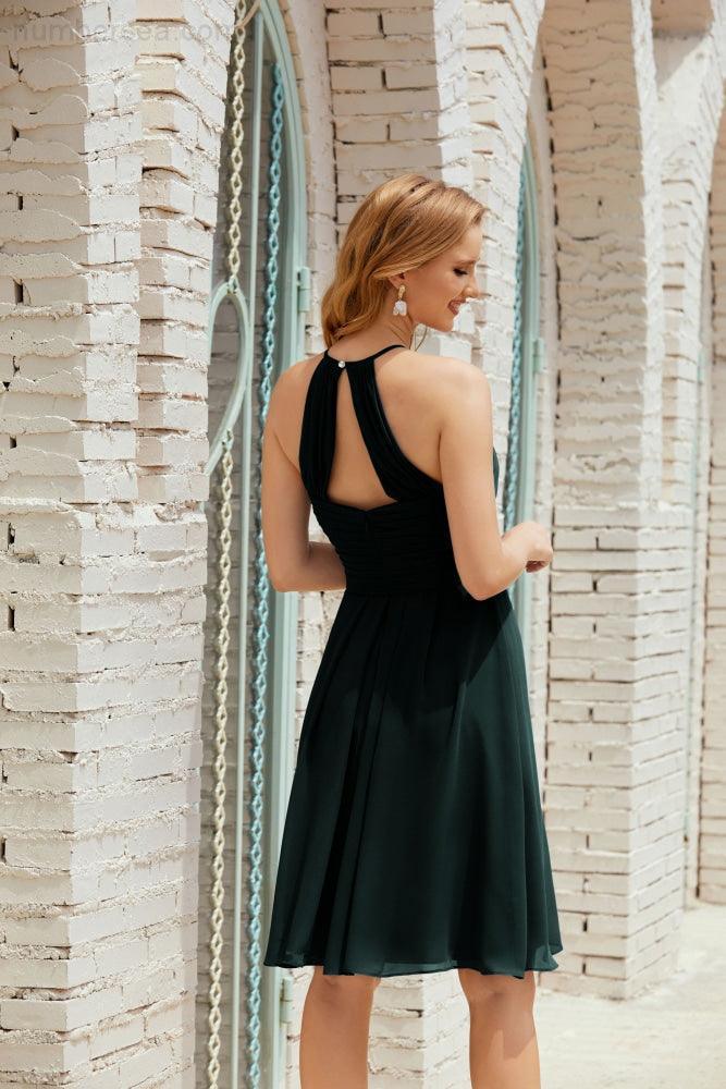 Ärmelloses Homecoming-Kleid Formell Cocktail Abschlussballkleid 28014