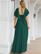 Numbersea Bridesmaid Dresses Backless Formal Prom Gowns for Evening Party Mother of The Bride Dress 28040