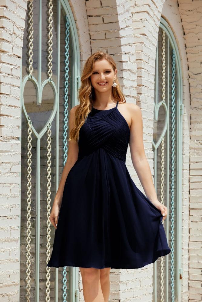 Vestidos sin Mangas para el Baile de Bienvenida, Traje Formal de Cóctel y Fiesta de Graduación 28014