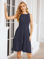 Vestidos para mãe da noiva Numbersea Vestido de baile Vestido casual plissado 28065 