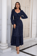 Kleid für die Brautmutter mit langen Ärmeln