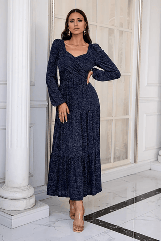 Kleid für die Brautmutter mit langen Ärmeln