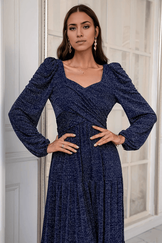 Kleid für die Brautmutter mit langen Ärmeln