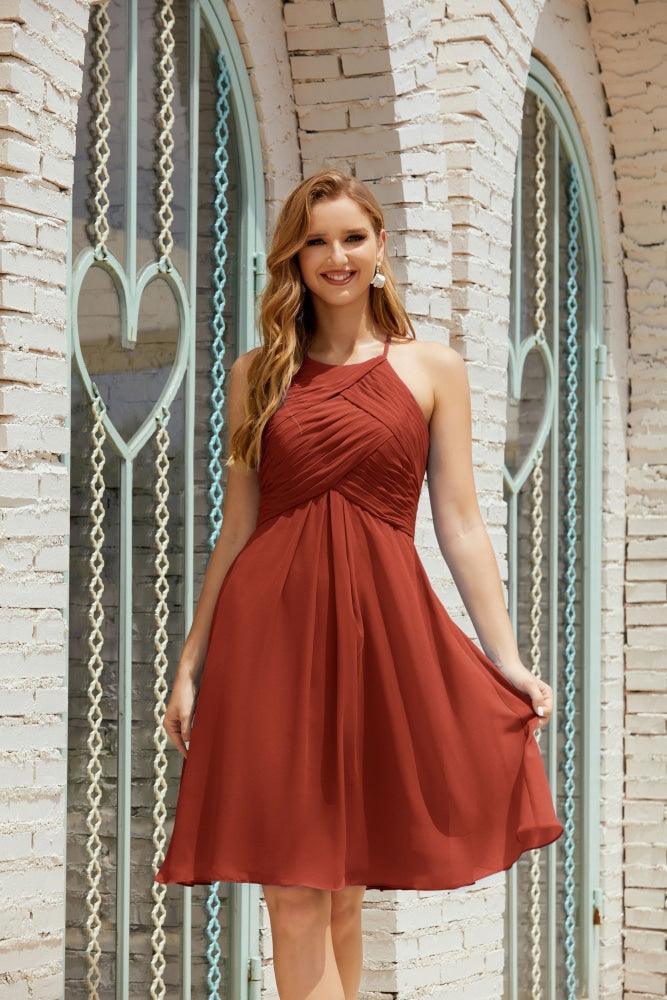 Vestidos sin Mangas para el Baile de Bienvenida, Traje Formal de Cóctel y Fiesta de Graduación 28014
