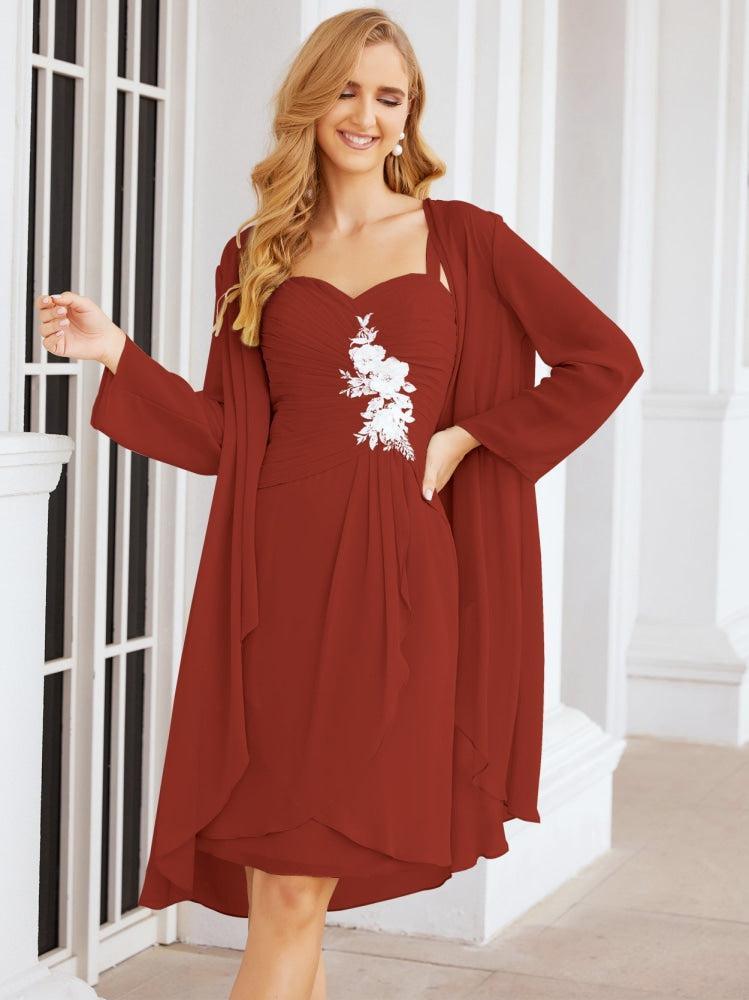 Vestidos de noiva para mãe da noiva Numbersea com aplicações de renda para convidados de casamento 28066 