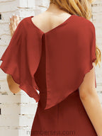 Vestidos de Baile de Regreso a Casa Sin Mangas Largo a la Rodilla Modelo 28021