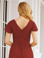 Vestidos de cerimónia de baile Numbersea para mãe da noiva, mangas curtas, vestido de madrinha 28047 