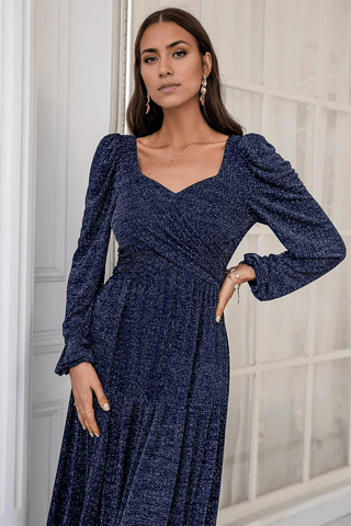 Kleid für die Brautmutter mit langen Ärmeln