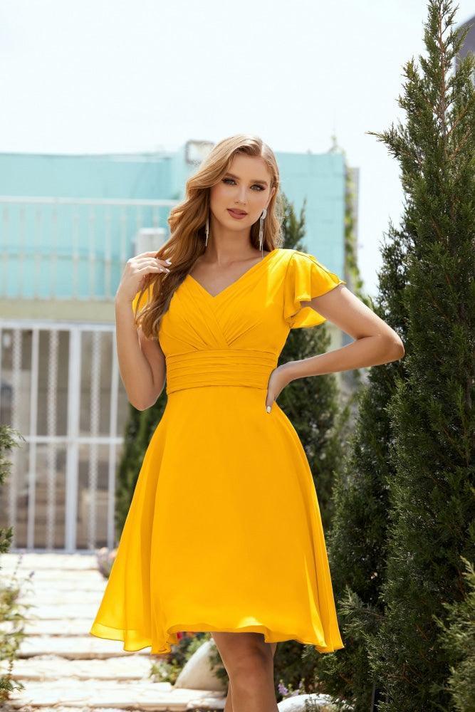 Vestidos de Baile de Largo a la Rodilla para Fiesta de Regreso a Casa, Traje Formal de Cóctel y Graduación 28013