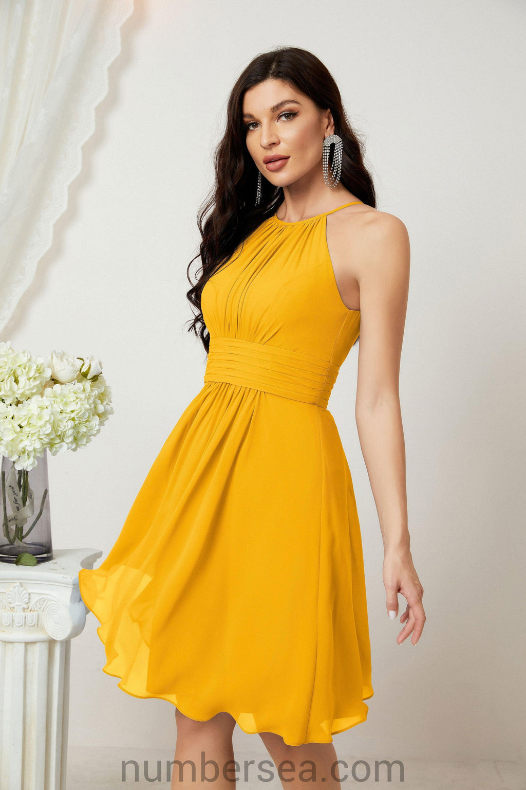Träger-Heimkehr-Kleider Formelle Abendparty-Cocktailkleid 28011