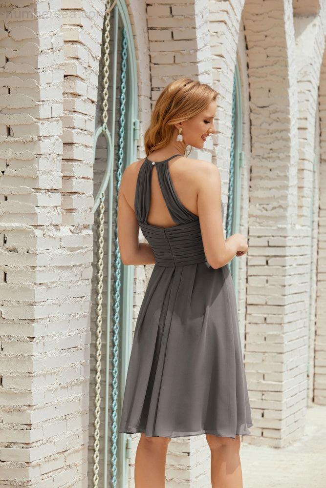 Ärmelloses Homecoming-Kleid Formell Cocktail Abschlussballkleid 28014
