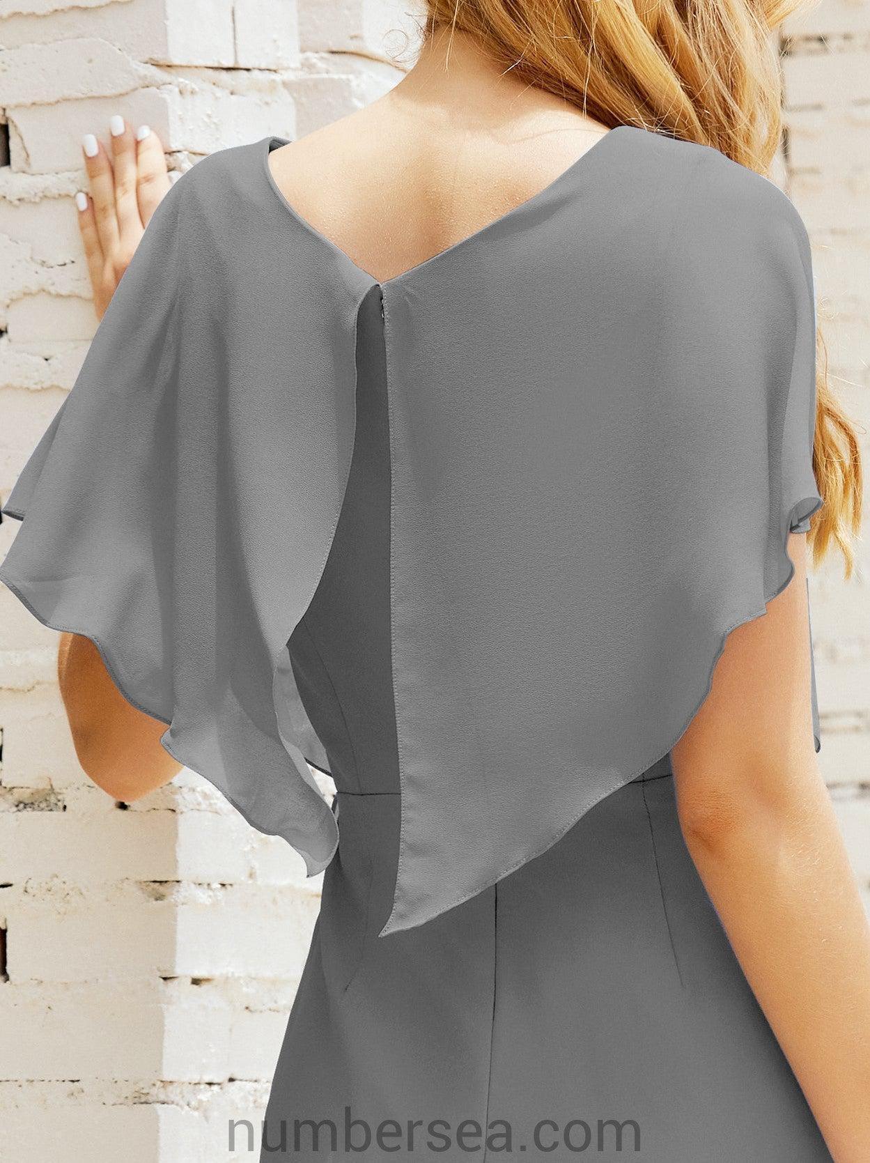 Vestidos de Baile de Regreso a Casa Sin Mangas Largo a la Rodilla Modelo 28021