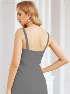 Vestidos de noiva para mãe da noiva Numbersea com aplicações de renda para convidados de casamento 28066 