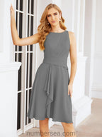 Vestidos para mãe da noiva Numbersea Vestido de baile Vestido casual plissado 28065 