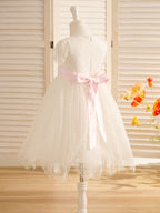 Lace Ivory First Communion Flower Girl Dress