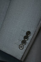 Three-Piece Solid Wool Wedding Suit | Classic Tailored Formal Groom Suit