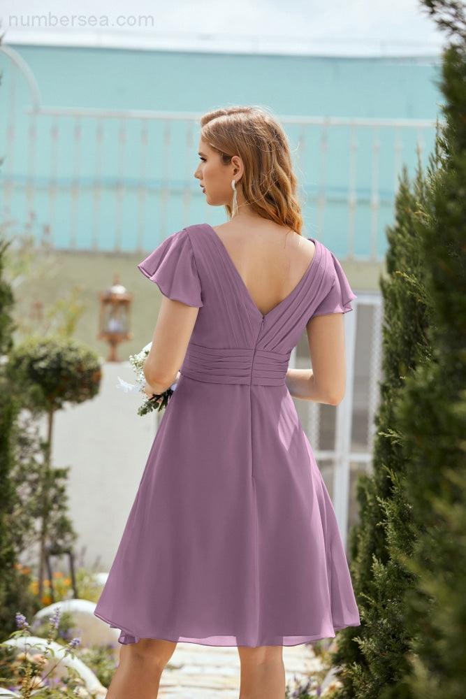 Knie langes Homecoming-Kleid Formell Cocktail Abschlussballkleid 28013