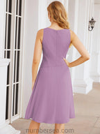 Vestidos para mãe da noiva Numbersea Vestido de baile Vestido casual plissado 28065 