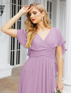 Numbersea Bridesmaid Dresses Backless Formal Prom Gowns for Evening Party Mother of The Bride Dress 28040