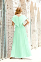 Numbersea  Mother of The Bride Dresses Plus Size V-Neck Floor Length Formal Prom Dress for Wedding Guest 28020